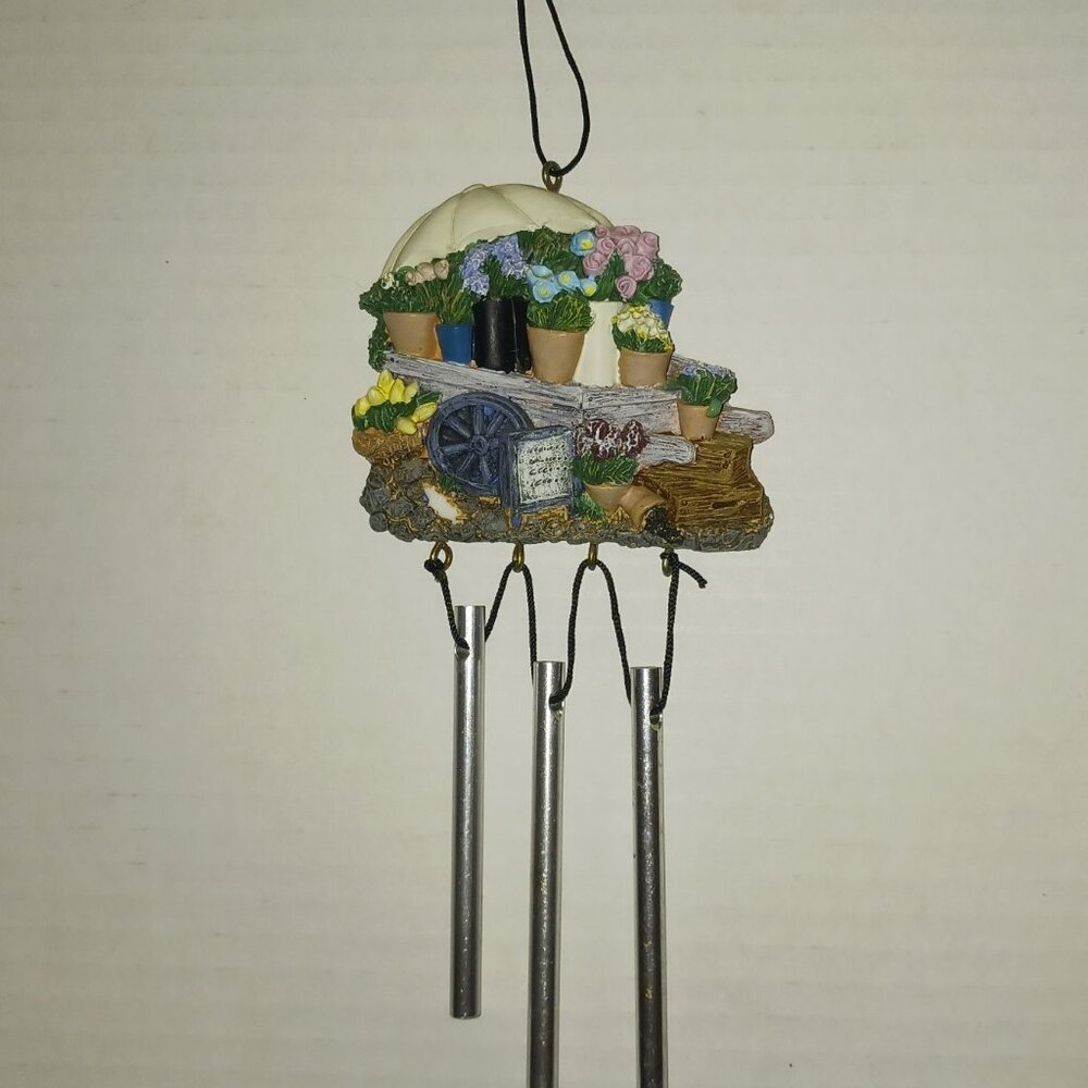 Figi 1997 Flower Cart Wind Chime.